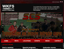 Tablet Screenshot of knifefightsystem.com